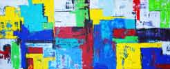 endlich abstrakt (Monika Lehfeldt - Acrylmalerei)
