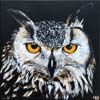 Eule (Monika Lehfeldt - Acrylmalerei)