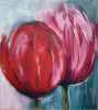 rote Tulpen (Monika Lehfeldt - Acrylmalerei)
