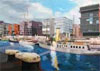 Hafencity Sandtorhafen (Karl-Heinz Lehfeldt - Acrylmalerei)