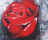 Rose (Monika Lehfeldt - Acrylmalerei)