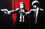 Pulp Fiction (Monika Lehfeldt - Acrylmalerei)