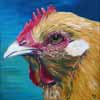 Orpington Henne (Monika Lehfeldt - Acrylmalerei)